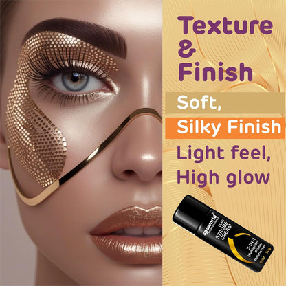 Strobe Cream For Face Gold (30g) | Superb Radiant Combo | Highlighter + Primer + Moisturizer | Hydrating & Illuminating Makeup Base for Instant Glow (Gold)