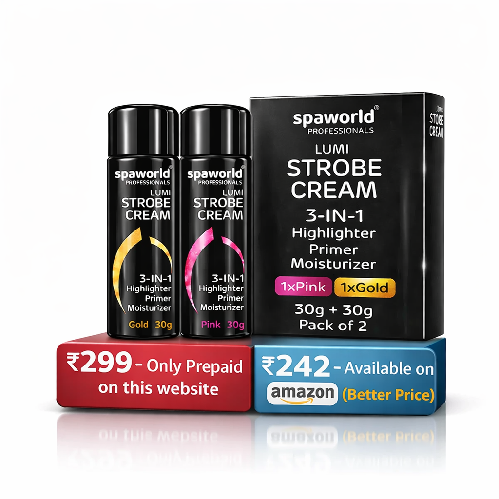 Strobe Cream Pink & Gold (30+30g) |    🟠 👉 Click the Button for Amazon  🟠 👉 बटन पर क्लिक करें और Amazon