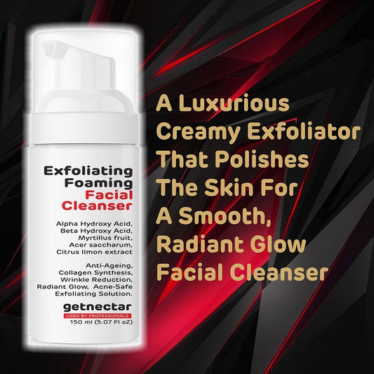 Getnectar Exfoliating Foaming Facial Cleanser-150ml