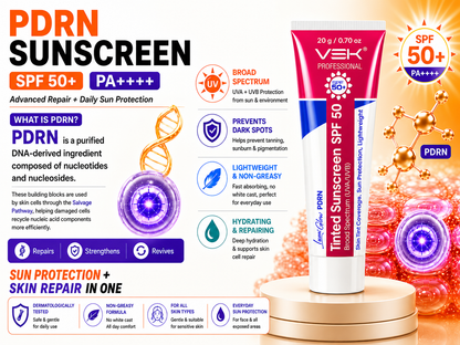 Hydrate 2% Kojic Acid Face Serum in Gel with PDRN Dermal Complex, Glow Sunscreen & Tinted Sunscreen SPF 50+ | Alpha Arbutin Brightening Treatment for Dark Spots, Melasma & Uneven Skin Tone | Lightweight Non-Greasy Daily Use Combo | 4 Tubes 20g each