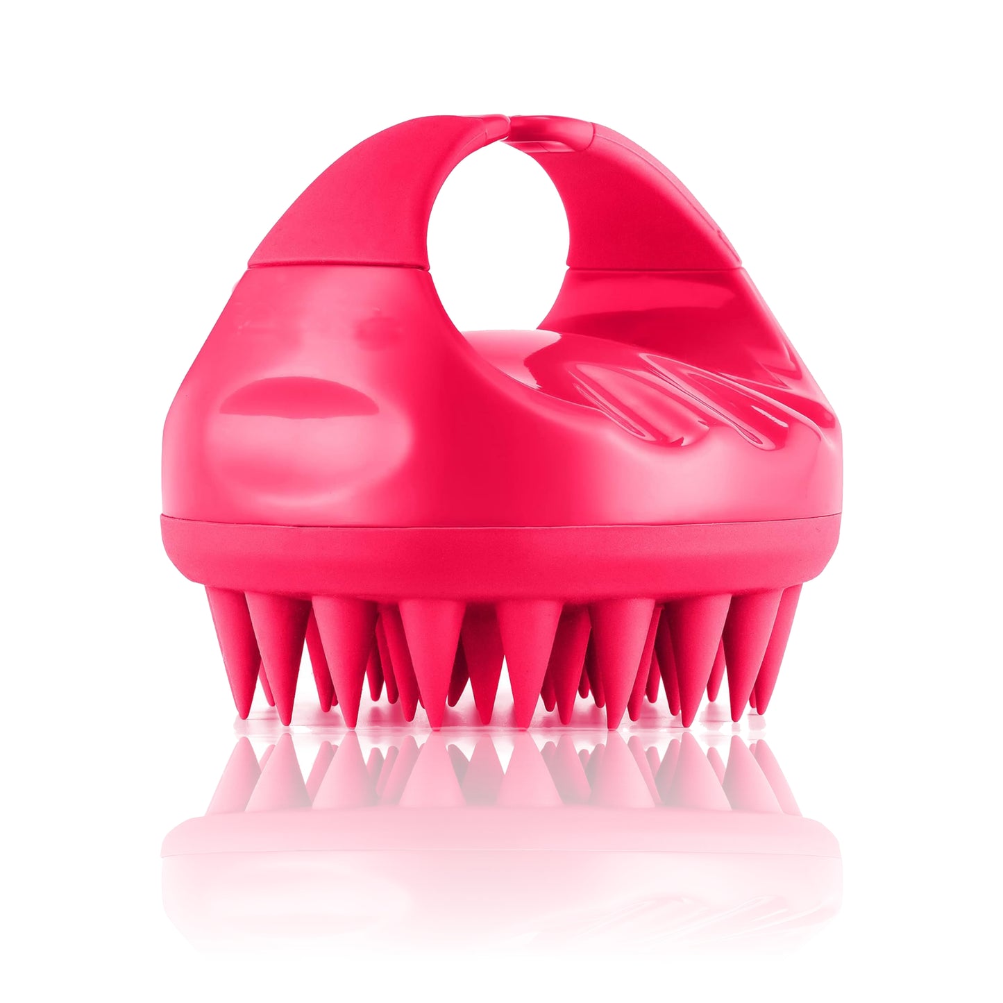 Hair Scalp Massager Shampoo Brush with Soft Silicone Bristles.